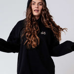 Gravelbike Pink | Bestickter Bio Baumwoll Unisex Hoodie