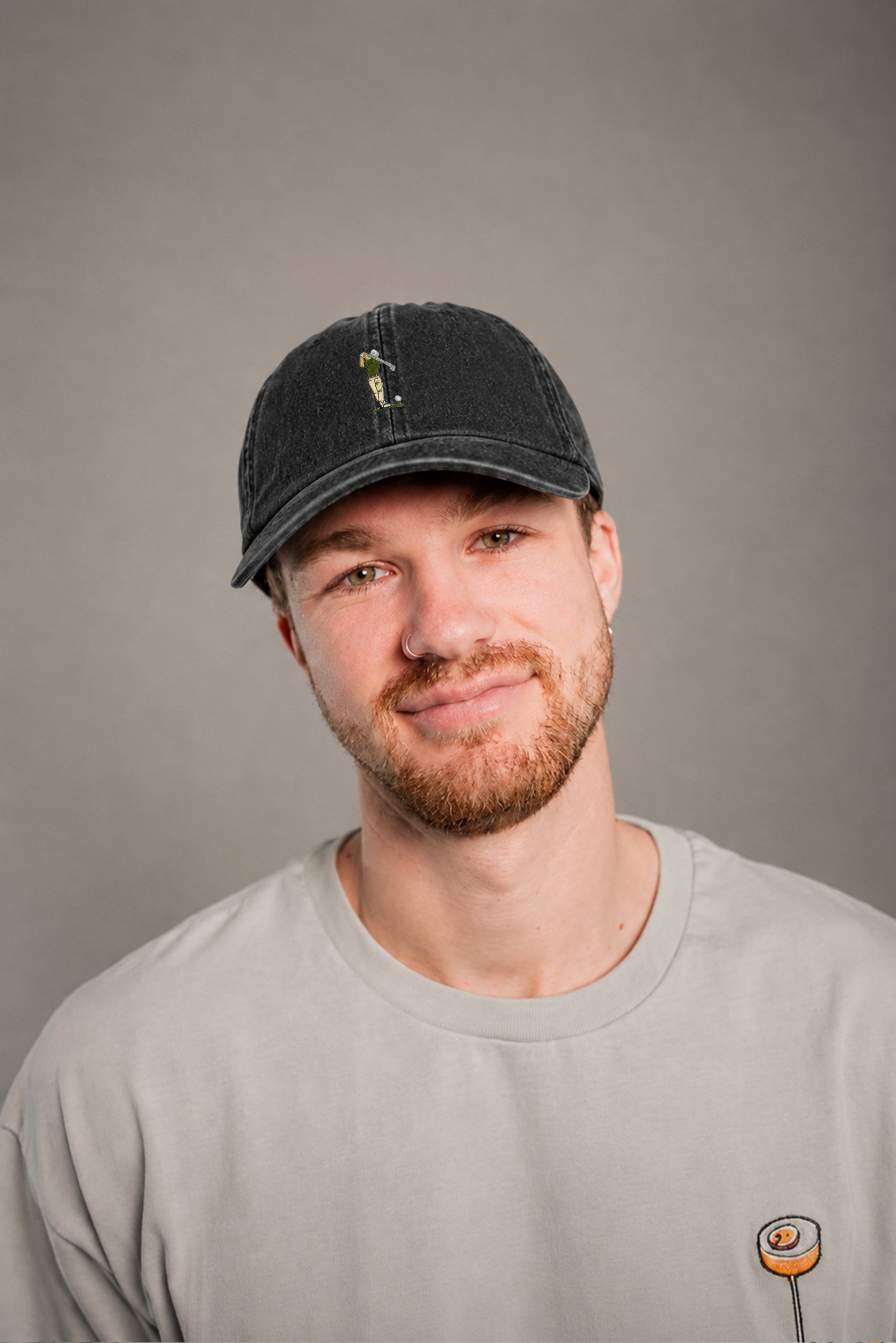 Golf Guy Vintage Black Vintage Cap
