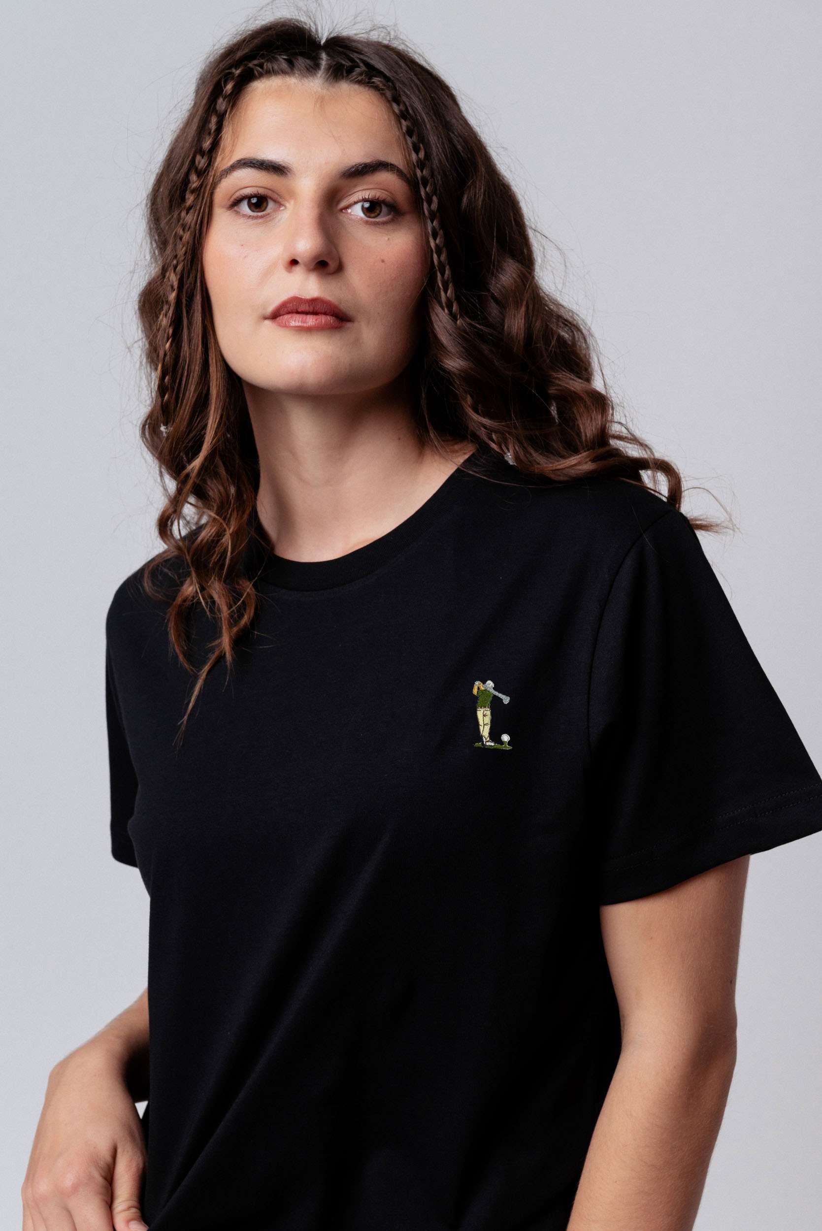 Golf Guy | Besticktes Bio Baumwoll Unisex T-Shirt