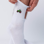 Traktor Socken Weiß Ansicht 1