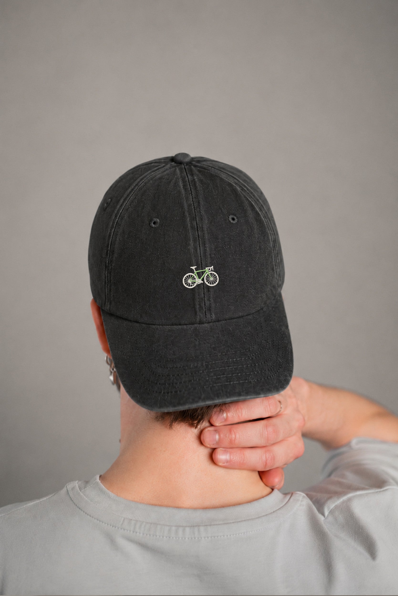 Gravelbike Gruen Vintage Cap
