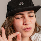 Gravelbike Pink Cord Camper Cap