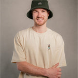 Gravelbike Pink Cord Bucket Hat