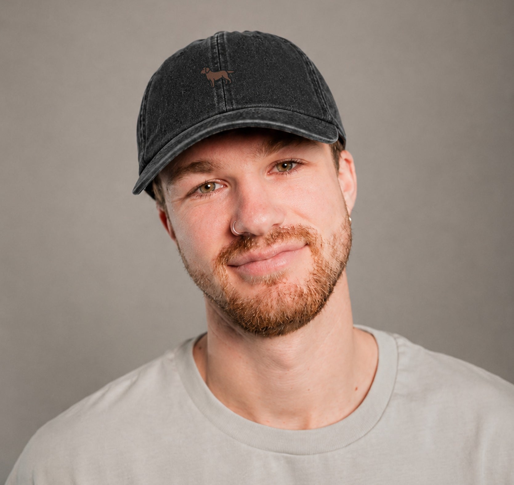 Labrador Braun Vintage Black Vintage Cap