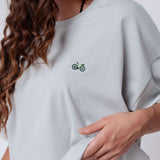Gravelbike Gruen | Heavy Oversized Bio Baumwoll T-Shirt