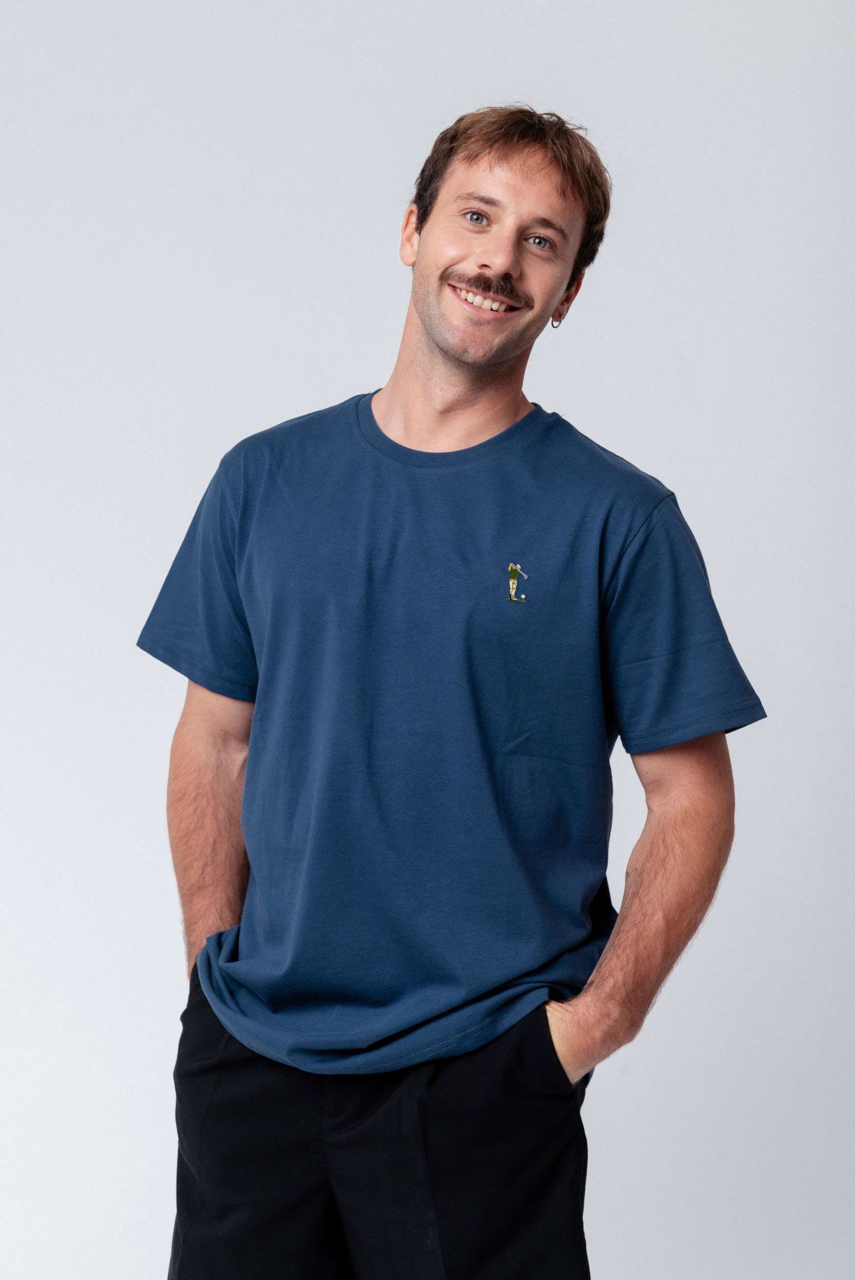 Golf Guy | Besticktes Bio Baumwoll Unisex T-Shirt