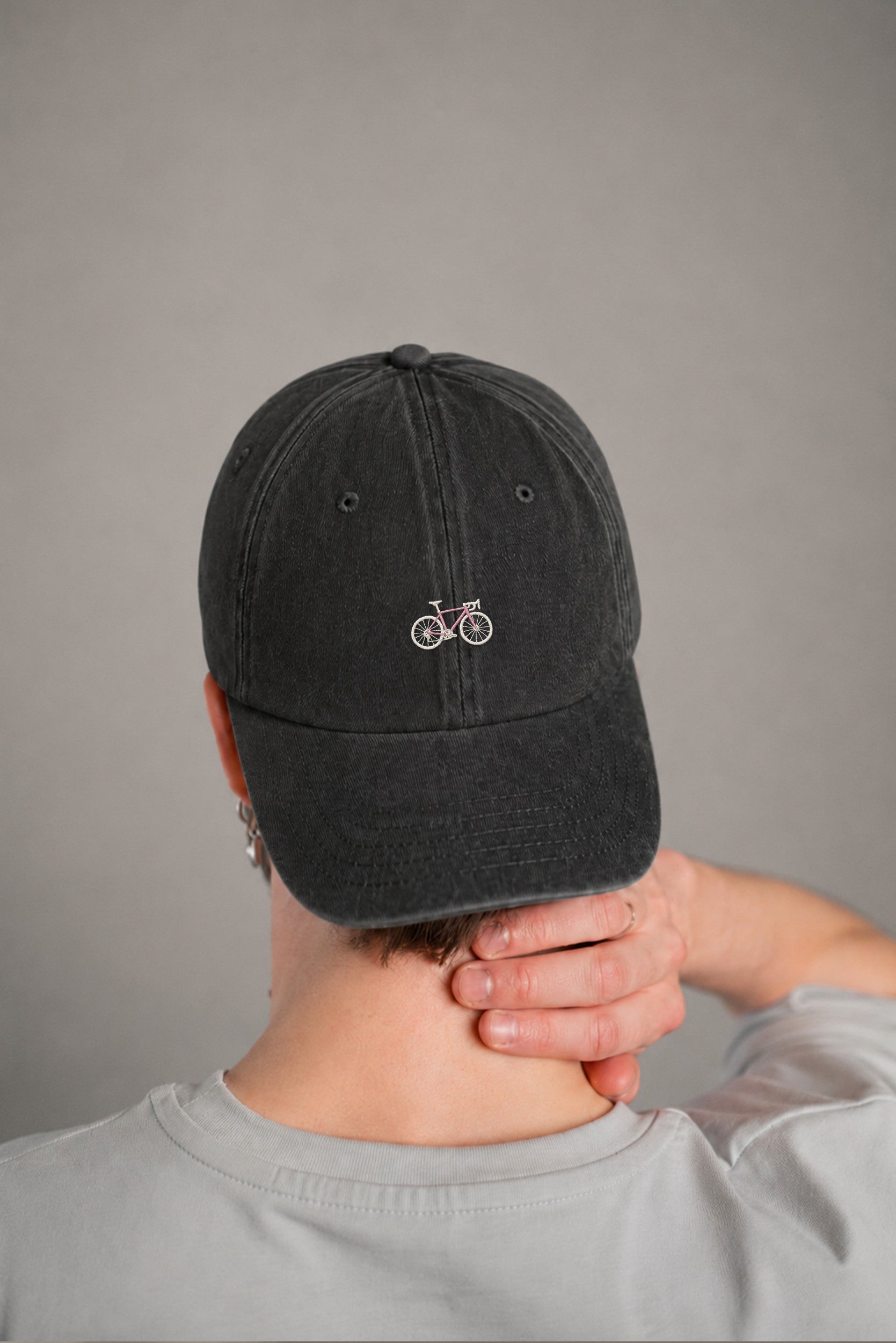 Gravelbike Pink Vintage Cap