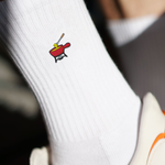 Fondue Socken Weiß Ansicht 4