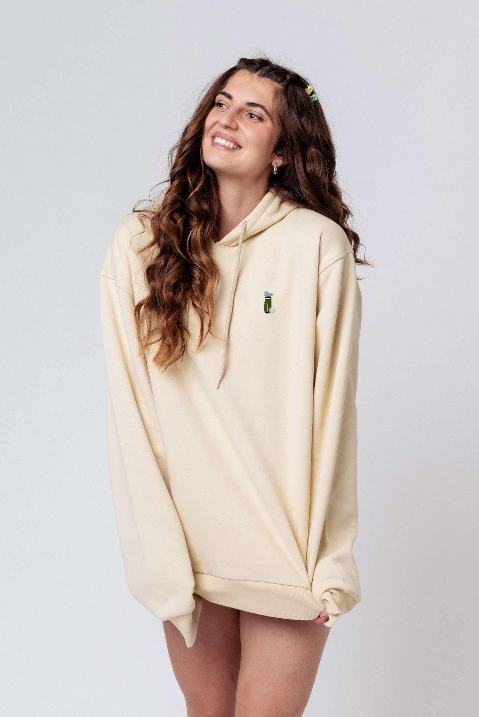 Golfbag | Bestickter Bio Baumwoll Unisex Hoodie