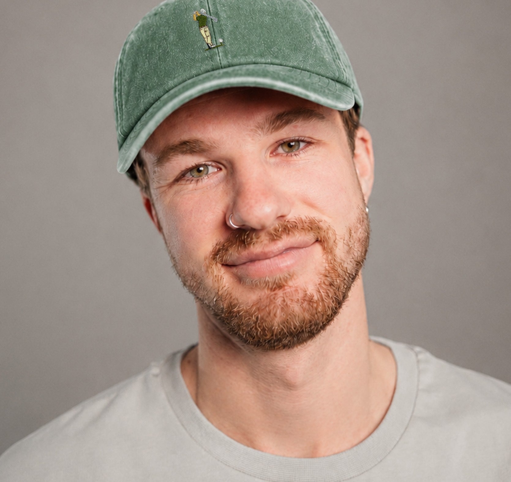 Golf Guy Vintage Bottle Green Vintage Cap