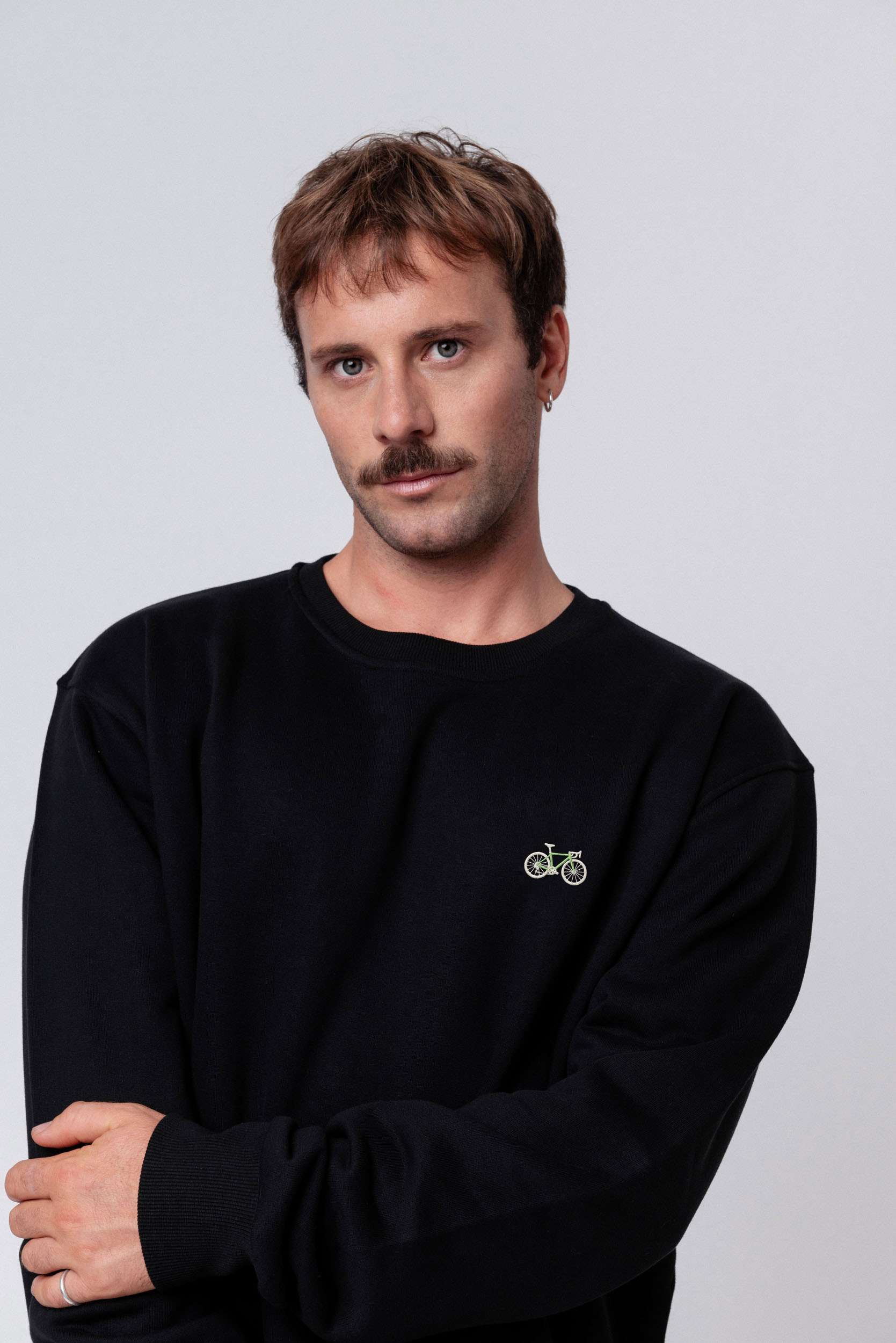 Gravelbike Gruen | Besticker Bio Baumwoll Unisex Pullover