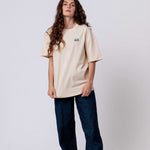 Gravelbike Beige | Heavy Oversized Bio Baumwoll T-Shirt