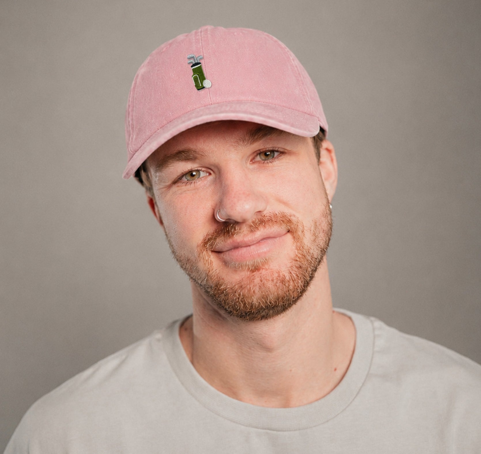 Golfbag Vintage Dusty Pink Vintage Cap