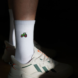 Traktor Socken Weiß Ansicht 3