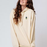 Pesto | Bestickter Bio Baumwoll Unisex Hoodie
