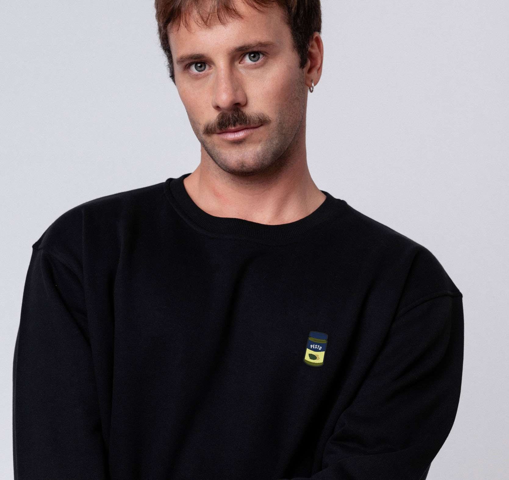 Pesto | Besticker Bio Baumwoll Unisex Pullover