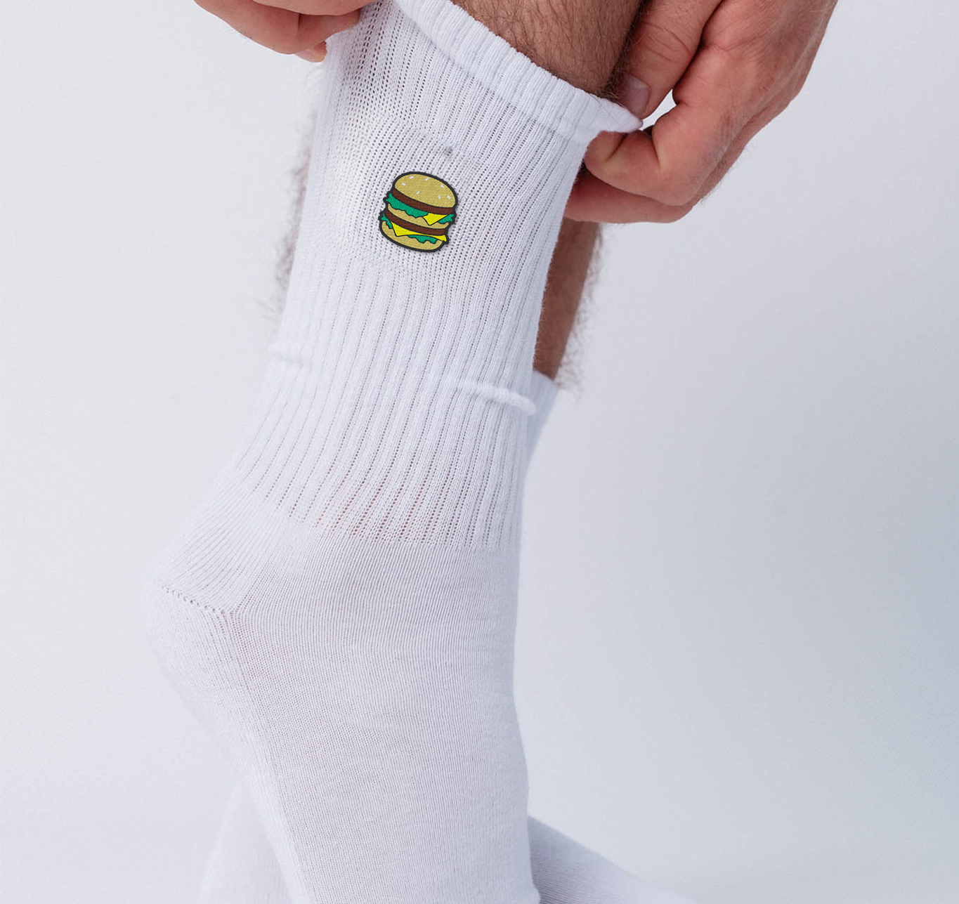 Bigburger Socken Weiß Ansicht 1