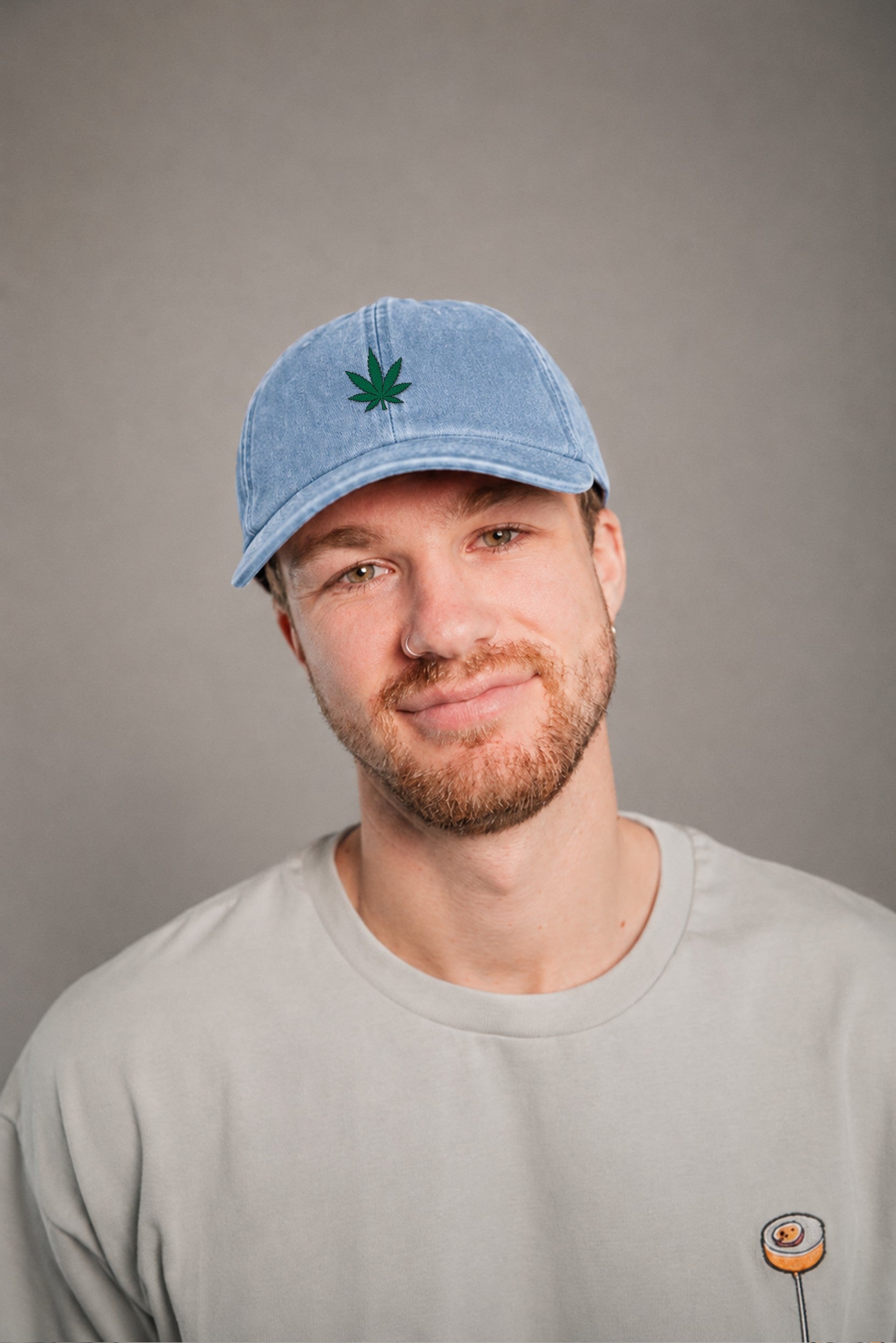 Hanf Vintage Light Denim Vintage Cap