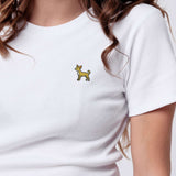 Chihuahua | Besticktes Bio Baumwoll Cropped T-Shirt