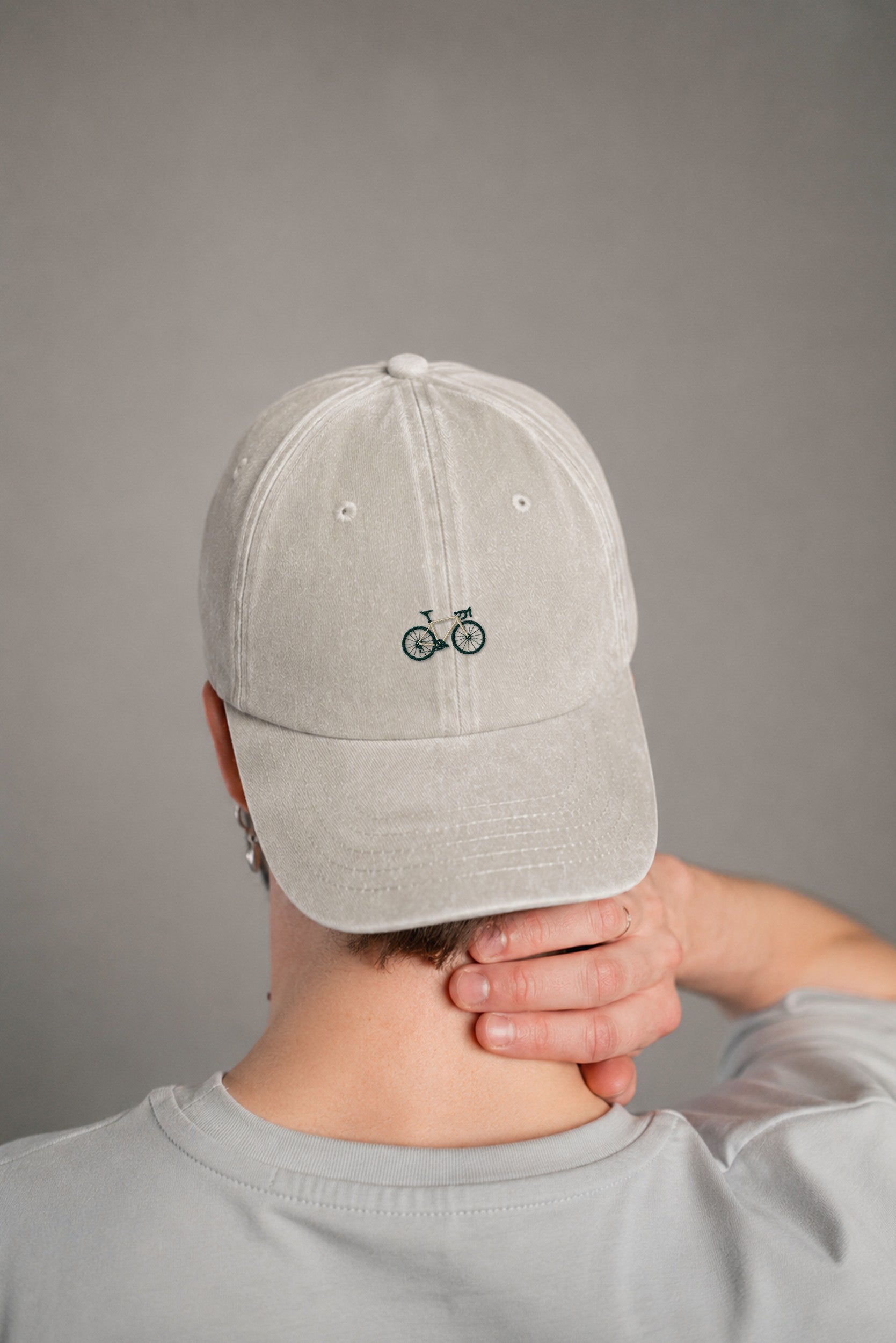 Gravelbike Beige Vintage Cap