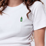 Helbing | Besticktes Bio Baumwoll Cropped T-Shirt