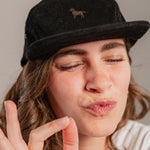 Labrador Braun Cord Camper Cap