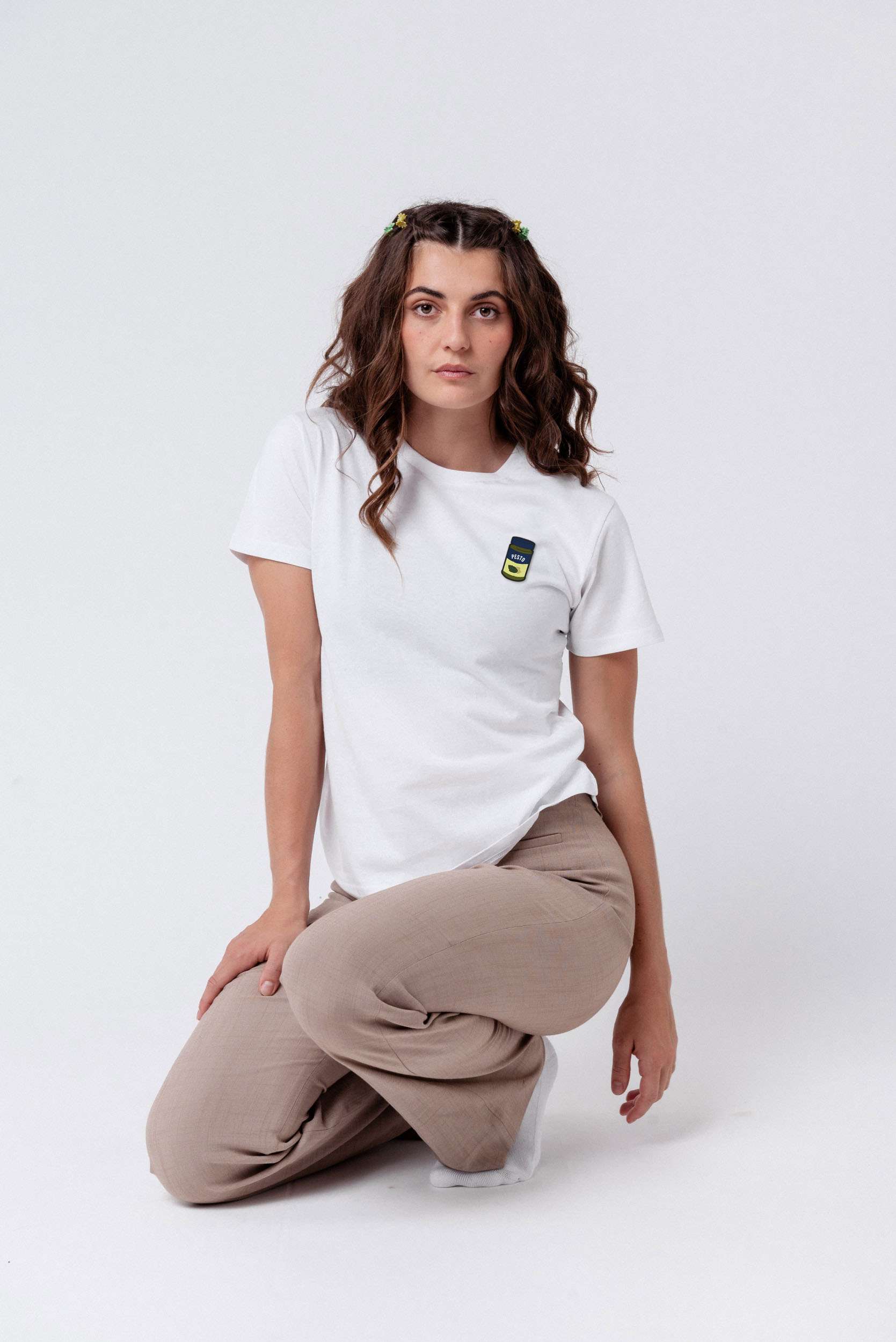 Pesto T-Shirt Weiß