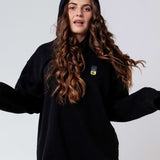 Pesto | Bestickter Bio Baumwoll Unisex Hoodie