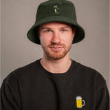 Golf Guy Grün Cord Bucket Hat