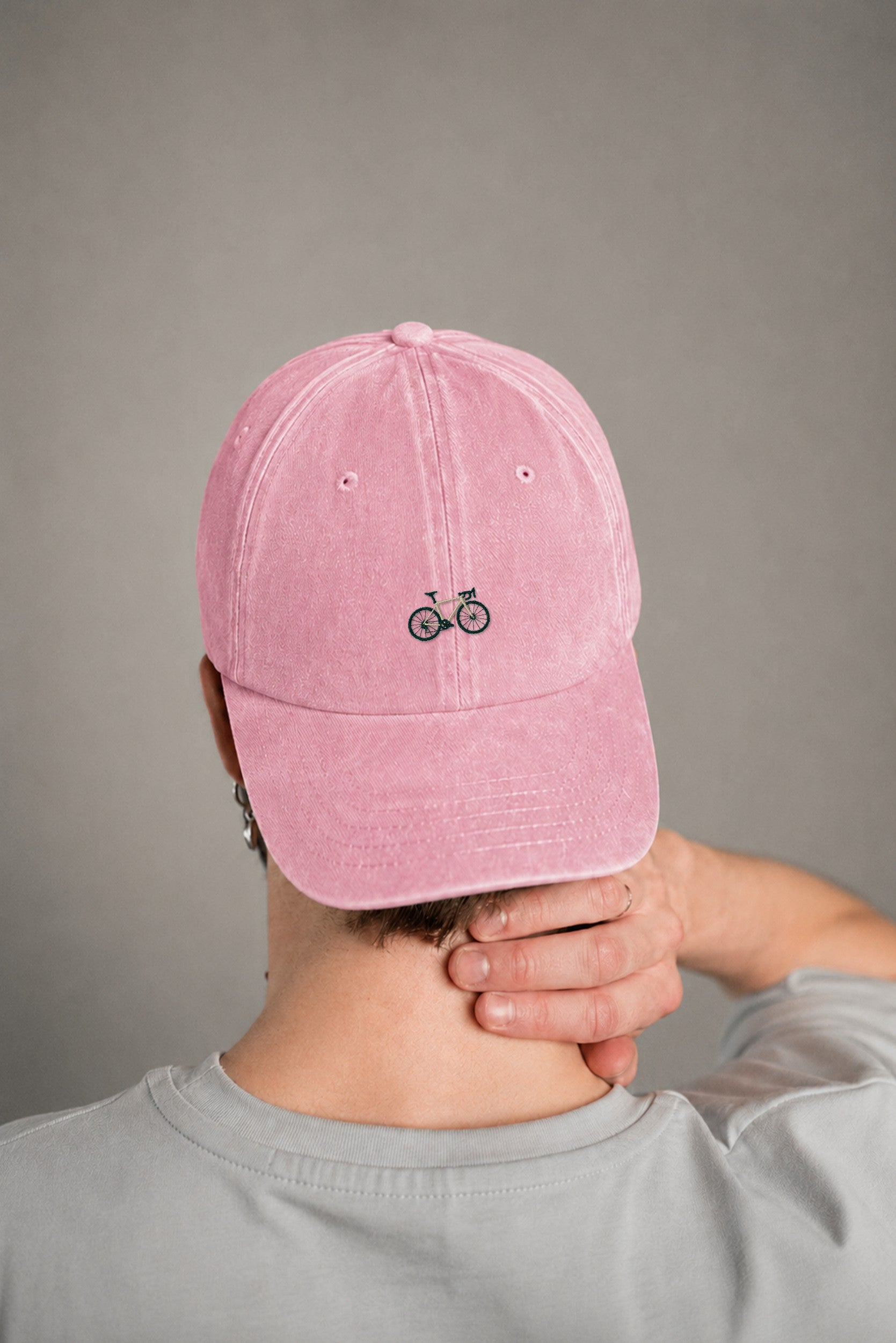 Gravelbike Beige Vintage Cap