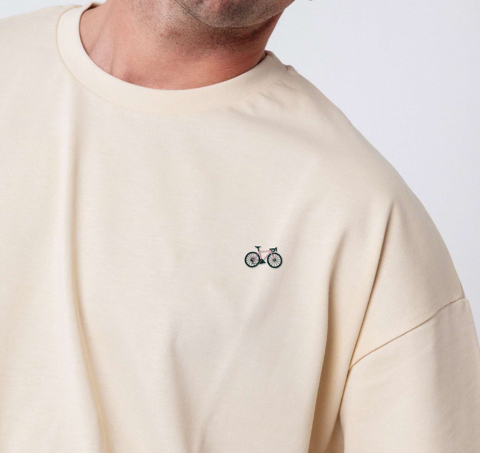 Gravelbike Pink | Heavy Oversized Bio Baumwoll T-Shirt
