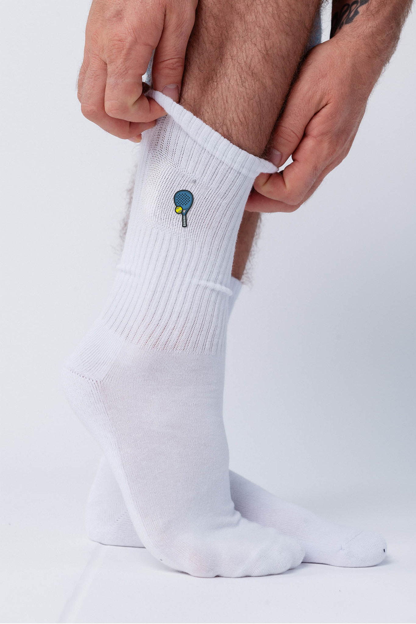 Padel Socken Weiß Ansicht 1