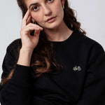 Gravelbike Beige | Besticker Bio Baumwoll Unisex Pullover
