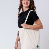 Hanf | Bestickte Bio Baumwoll Tasche
