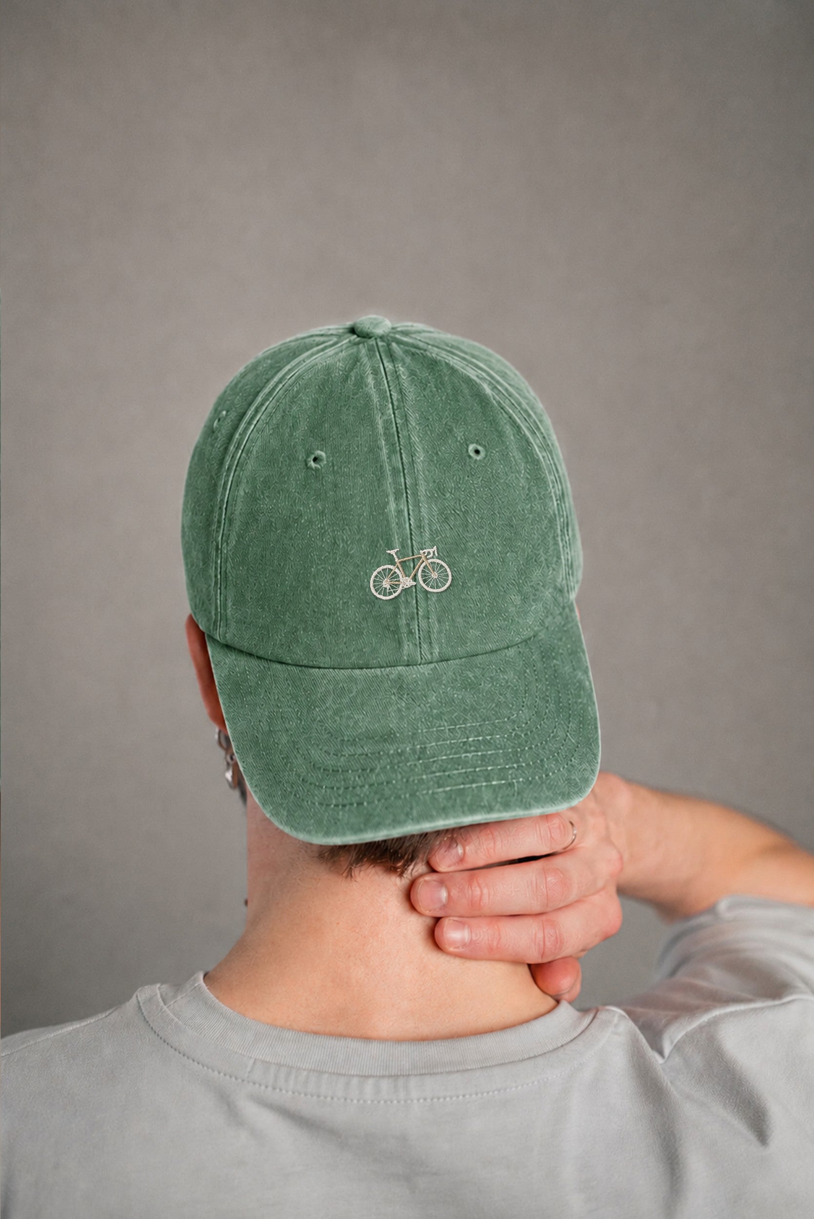 Gravelbike Beige Vintage Cap