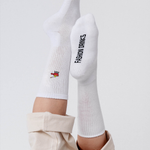 Fondue Socken Weiß Ansicht 2