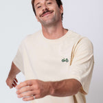 Gravelbike Gruen | Heavy Oversized Bio Baumwoll T-Shirt