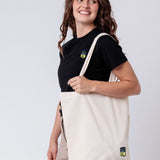 Pesto | Bestickte Bio Baumwoll Tasche