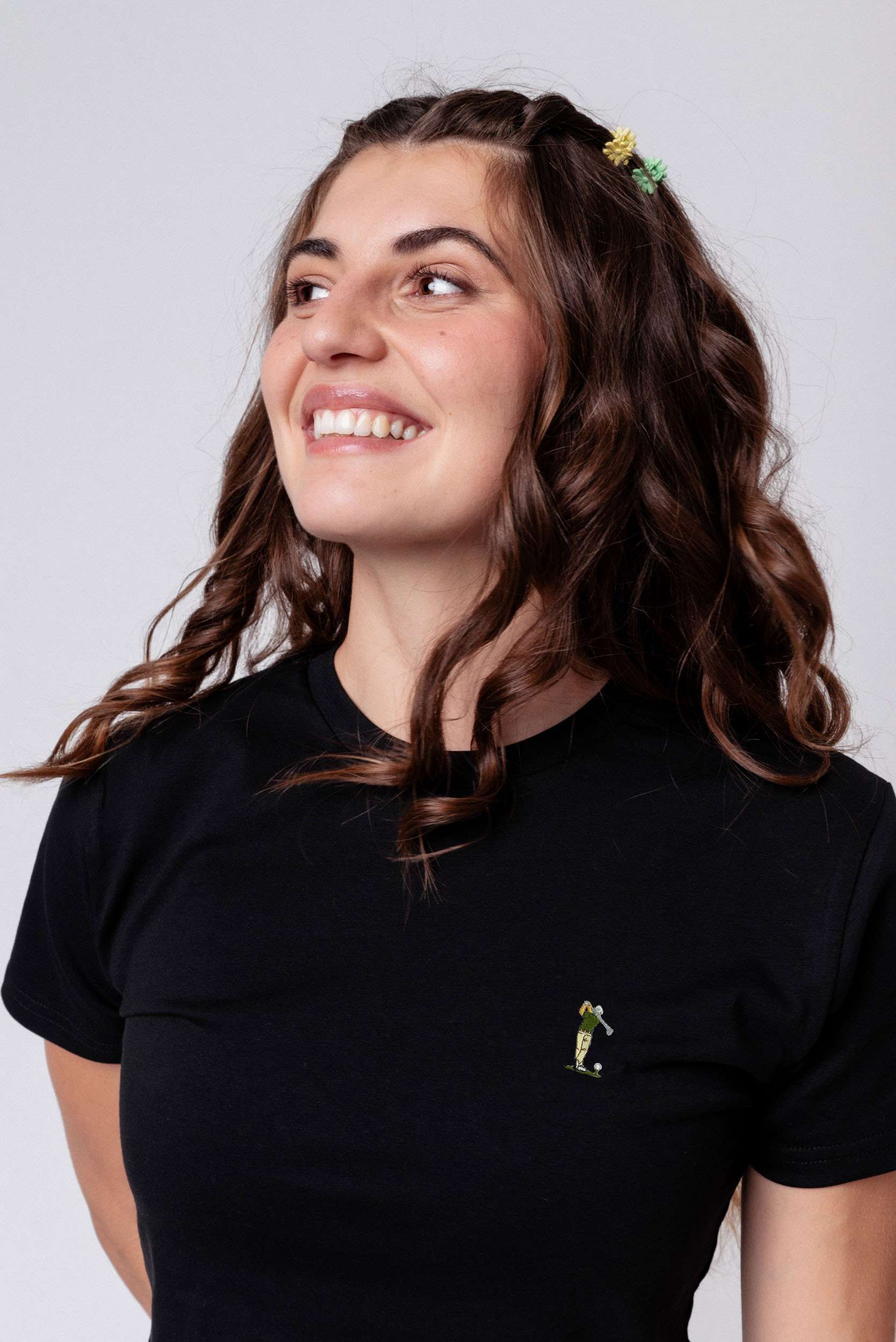 Golf Guy | Besticktes Bio Baumwoll Frauen T-Shirt