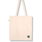 Hanf | Bestickte Bio Baumwoll Tasche