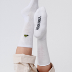 Lader Socken Weiß Ansicht 2