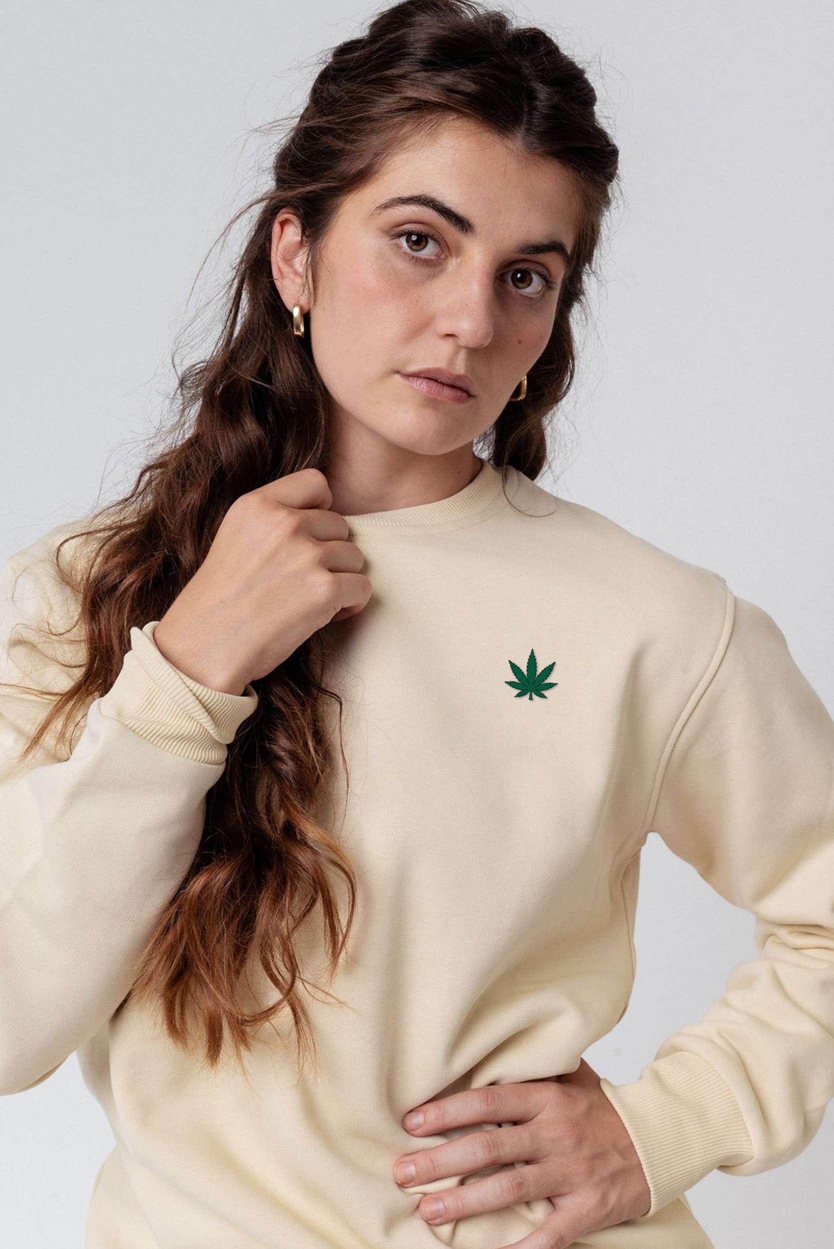 Hanf | Besticker Bio Baumwoll Unisex Pullover