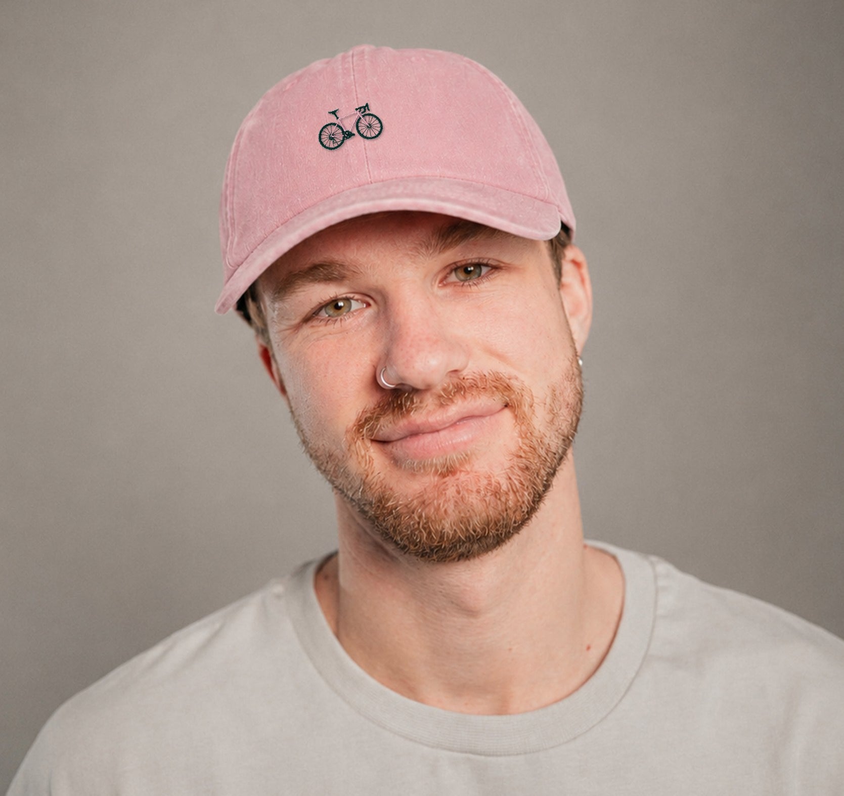 Gravelbike Pink Vintage Dusty Pink Vintage Cap