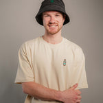 Hanf Schwarz Cord Bucket Hat