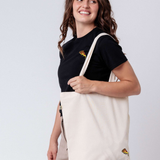 Pizza | Bestickte Bio Baumwoll Tasche
