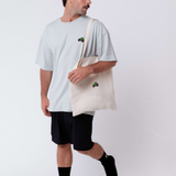 Traktor | Bestickte Bio Baumwoll Tasche