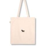 Labrador Braun | Bestickte Bio Baumwoll Tasche
