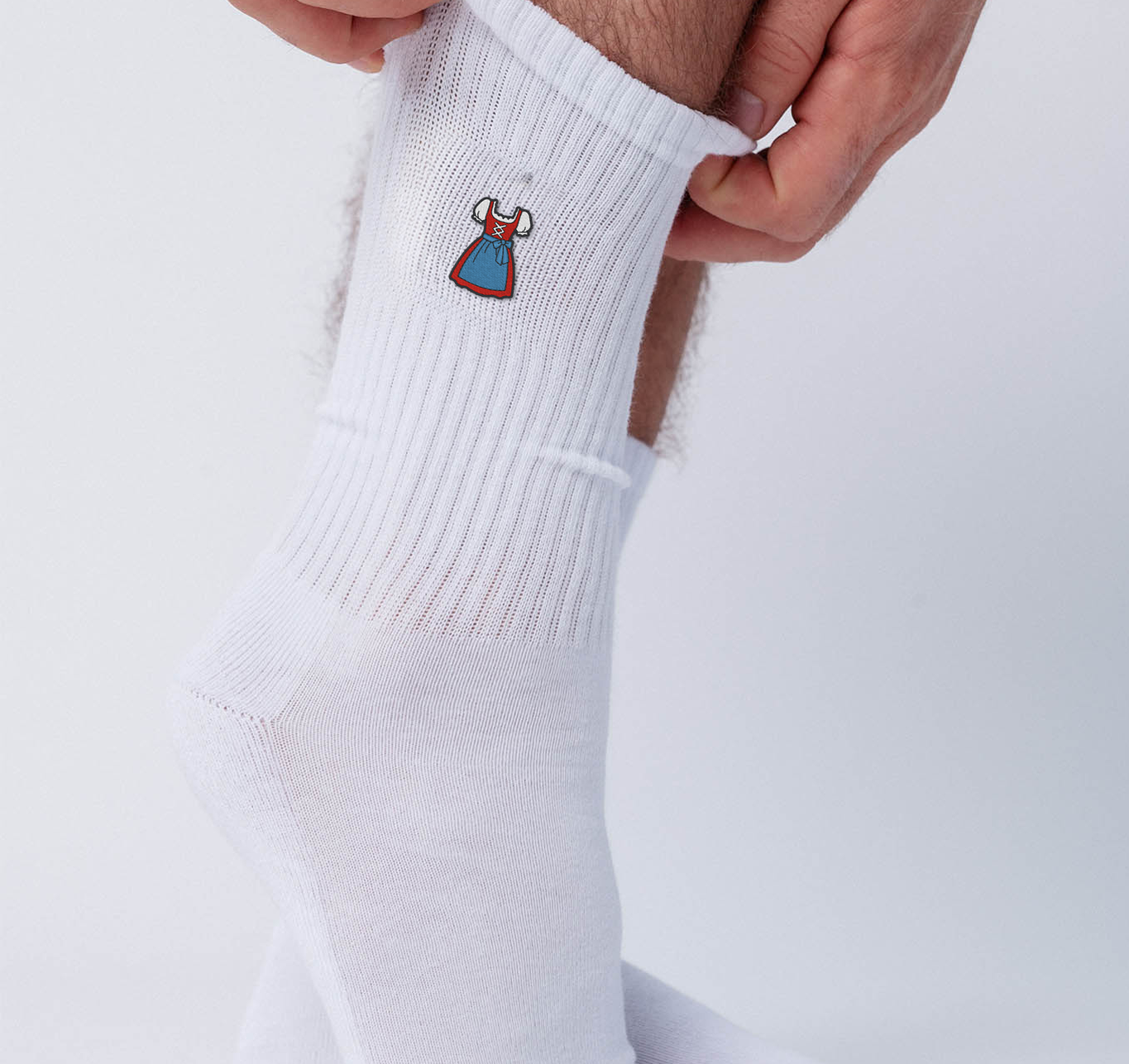 Dirndl Socken Weiß Ansicht 1