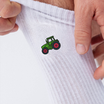 Traktor Socken Weiß Ansicht 7