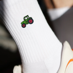 Traktor Socken Weiß Ansicht 4